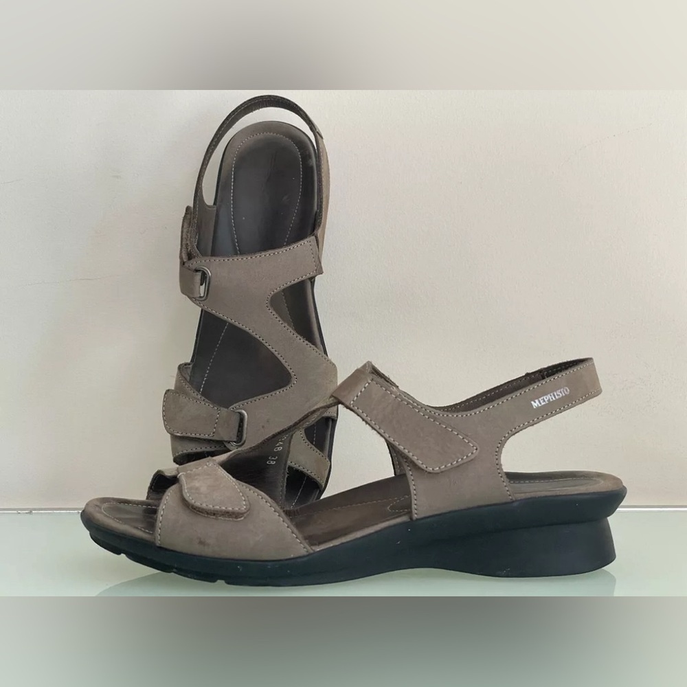 Mephisto Women's Paris Bucksoft Sandals - Pewter - EU Size 38; US Size 8